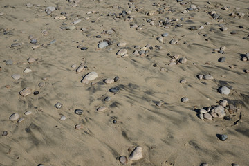 stones on the sand