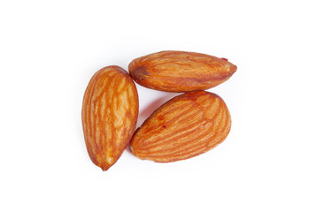 mixed nuts isolated on the white background