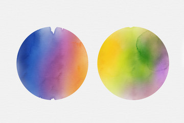 A series of high quality water color with gradual color change and watercolor texture, perfect watercolor resources.