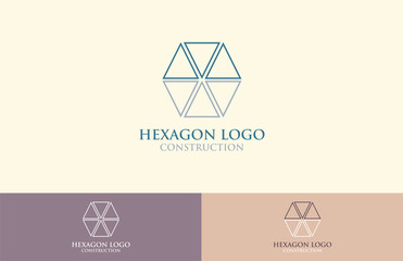 hexagon construction logo