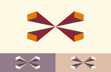 x rectangle logo