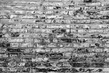 Fototapeta premium Brick texture with scratches and cracks