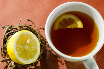 tea with lemon