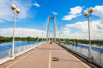 Vynogradovskiy Bridge in Krasnoyarsk
