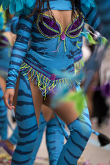 carnival female costume dance