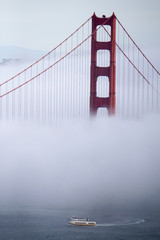 Bridge In Fog