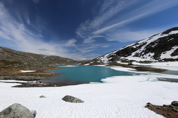 Fototapeta premium Norwegen, Saudavegen