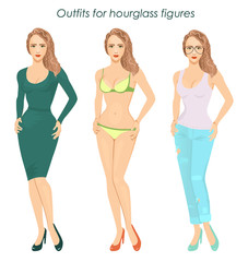 Outfits for hourglass figures