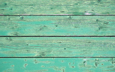 Grüner verwitterter Holzhintergrund - Holzbretter horizontal leer vintage syle shabby chic