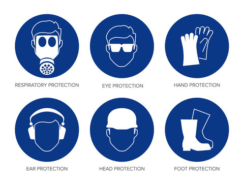 vector safety signs