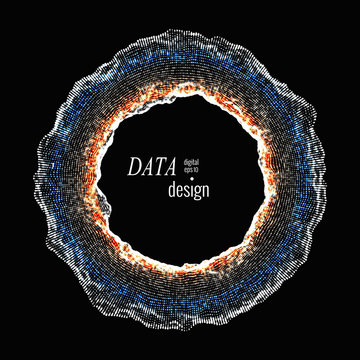 Big data design concept