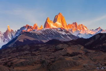 Foto op Plexiglas Cerro Chaltén Fitz Roy-berg, Patagonië