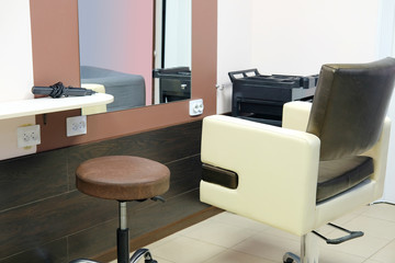 Interior of a hairdressing salon