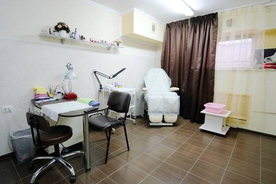Interior of a beauty salon