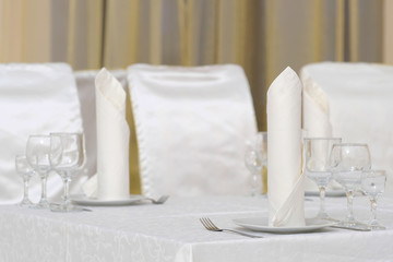 Interior of a restaurant