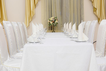 Interior of a restaurant