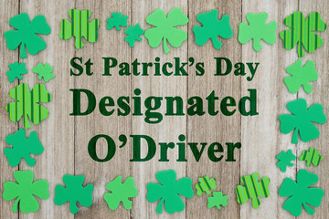 Saint Patrick's Day safety message
