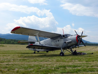 Fototapeta na wymiar Aircraft Antonov An-2