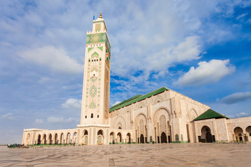 Fototapeta na wymiar Hassan II Mosque