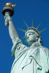 Fototapeta premium Statua Wolności w słoneczny dzień, Nowy Jork