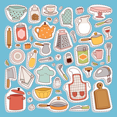 Kitchen set icon.