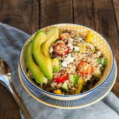 Quinoa and Fresh Vegetables