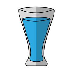 glass drink isolated icon vector illustration design