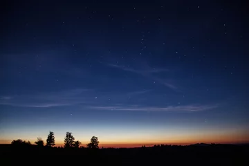 Türaufkleber Nordlichter Allgäu dawn