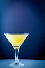 Orange juice and slices of orange fruit