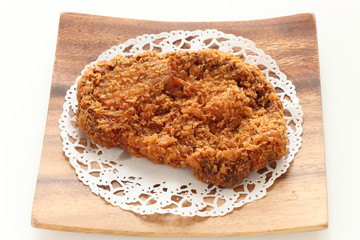 Japanese food, Tonkatsu deep fried cutlet pork