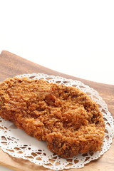 Japanese food, Tonkatsu deep fried cutlet pork