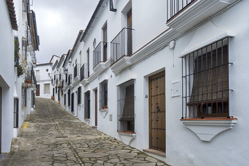 bonitas calles del municipio andaluz de Grazalema en la provincia de Cádiz, Andalucía