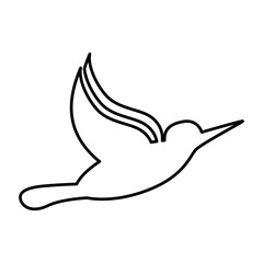 cute bird isolated icon vector illustration design