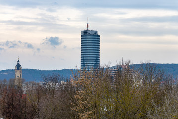 Jentower in the center of Jena