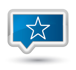 Star icon prime blue banner button