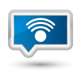 Wifi icon prime blue banner button