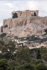 Fototapeta premium Amazing view of the Acropolis of Athens, Attica, Greece