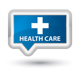 Fototapeta premium Health care (plus sign) prime blue banner button
