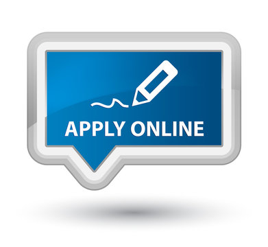 Apply Online (edit Pen Icon) Prime Blue Banner Button