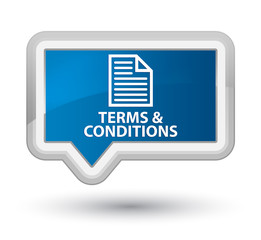 Terms and conditions (page icon) prime blue banner button