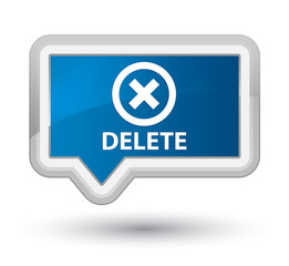 Delete prime blue banner button