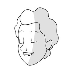 man cartoon icon over white background. vector illustration