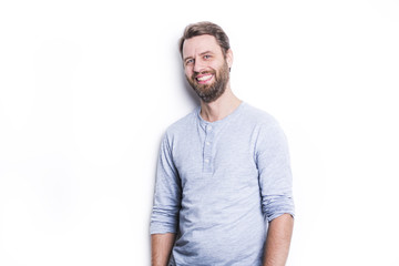 Fototapeta premium portrait of a man beard