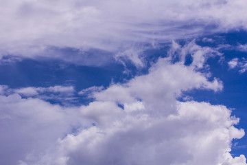Naklejka na ściany i meble Sky with clouds nature background