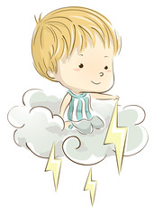 Kid Boy Thunder Cloud