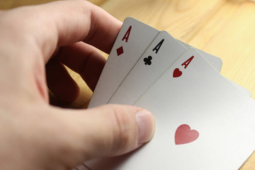 Cards for the poker