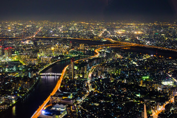 Fototapeta na wymiar Tokyo Nights