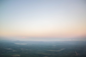 sky look from aeroplane window