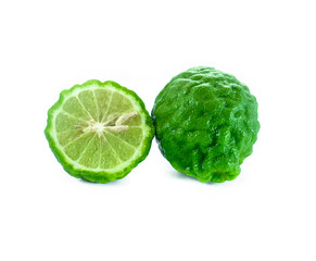 bergamot on white background
