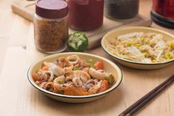 malaysian fried chilli squid